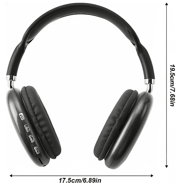 Audífonos Diadema Gamer P9 Bluetooth Cancelación de Ruido 4