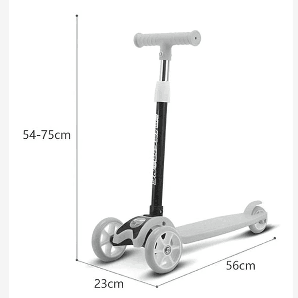 Scooter Led Monopatín Triscooter Para Niño (Reacondicionado) 2