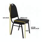 Silla De Eventos Varios Hotel Restaurante Acolchada 3