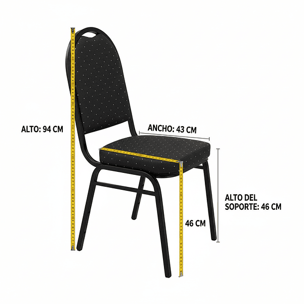 Silla De Eventos Varios Hotel Restaurante Acolchada 3