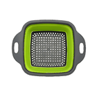 Colador Escurridor De Silicona 29x21cm Plegable Multiuso 1