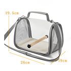 Bolsa de Viaje para Pájaros Portátil Resistente Transpirable 3