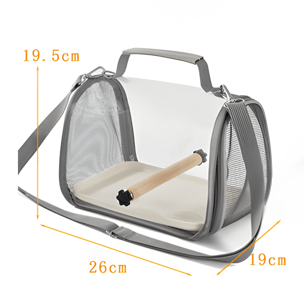 Bolsa de Viaje para Pájaros Portátil Resistente Transpirable 3