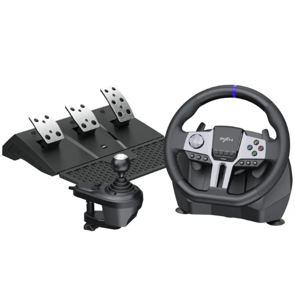 Volante V9 G2 con Pedales y Palanca para PC Simulación 4