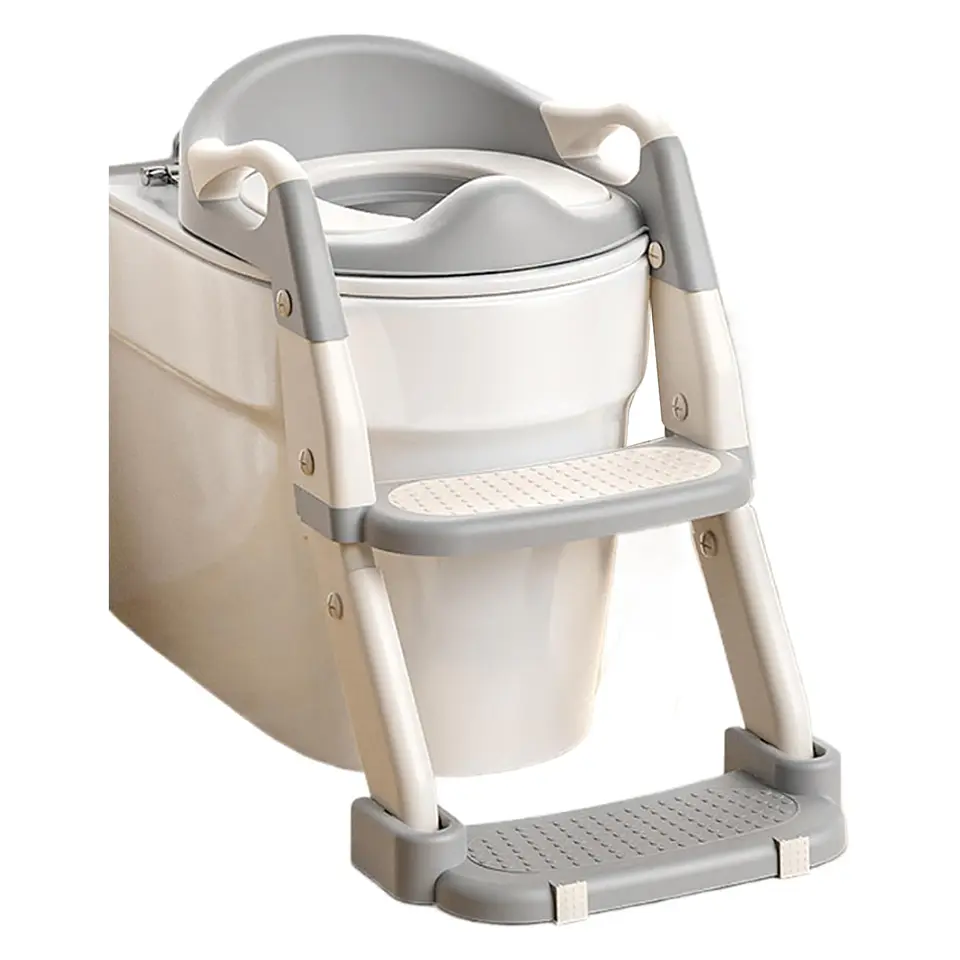 Inodoro Portátil Infantil con Escalón Asistente para Baño 2