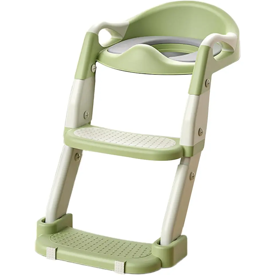 Inodoro Portátil Infantil con Escalón Asistente para Baño 5