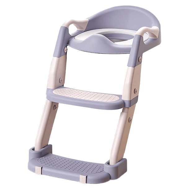 Inodoro Portátil Infantil con Escalón Asistente para Baño 8