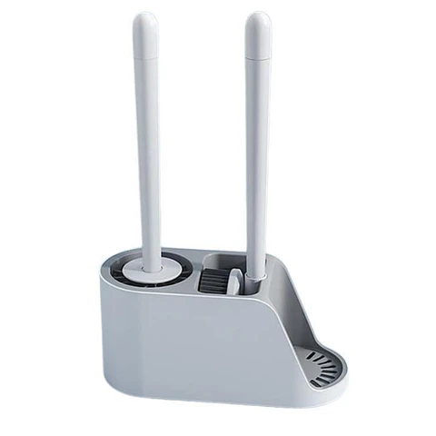Kit De 2 Cepillo De Limpieza Para Inodoro Con Soporte