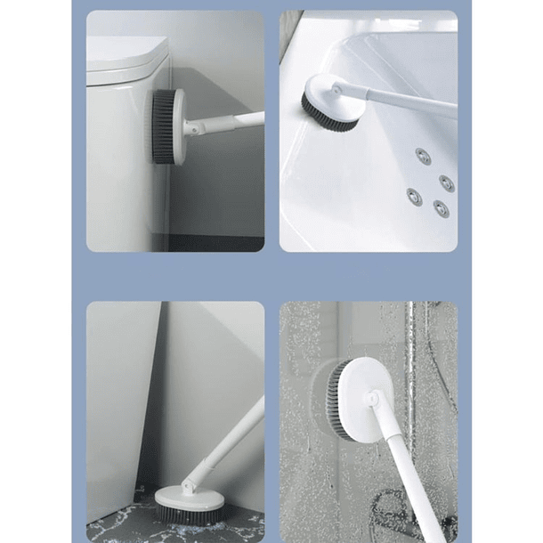 Kit De 2 Cepillo De Limpieza Para Inodoro Con Soporte 5