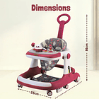 Andador Para Bebés Antivuelcos 7 a 18 Meses 3