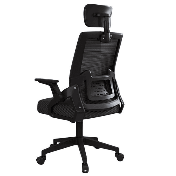 Silla Oficina Con Cabecero Ergonómico Malla Mesh Home Office 1