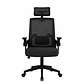 Silla Oficina Con Cabecero Ergonómico Malla Mesh Home Office - Miniatura 2
