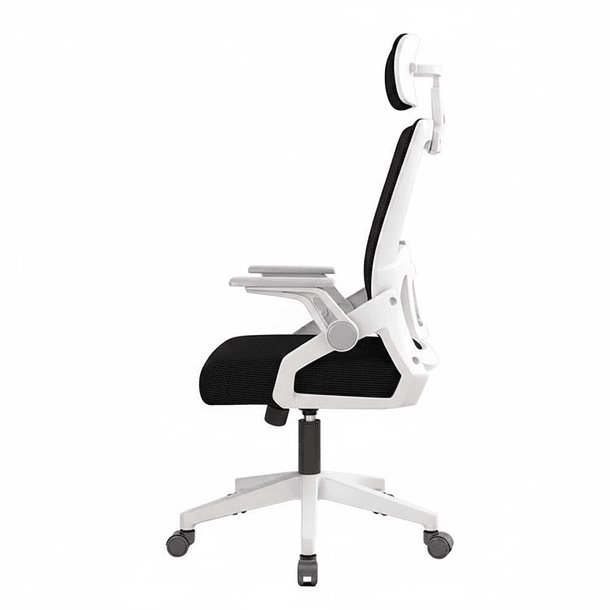 Silla Oficina Con Cabecero Ergonómico Malla Mesh Home Office 7