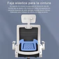 Silla Oficina Con Cabecero Ergonómico Malla Mesh Home Office - Miniatura 9