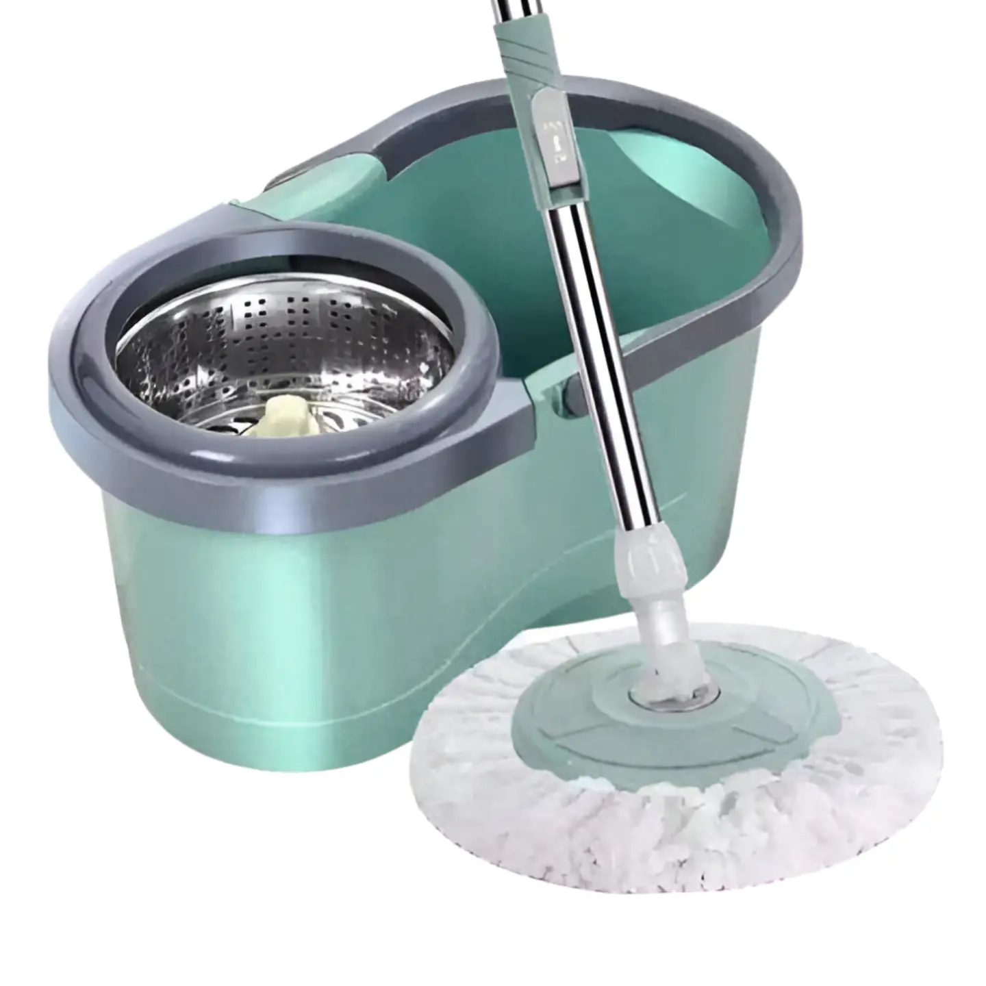 Mopa Trapeador Fregona Giratoria 360 Verde 1