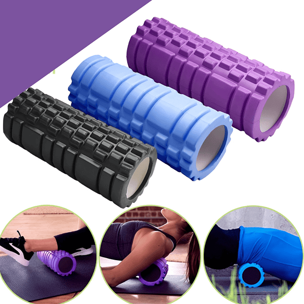 Foam Roller Rodillo Para Yoga Pilates Masaje Muscular 3