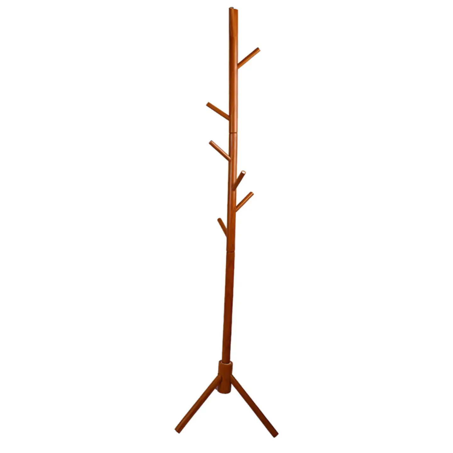 Perchero De Pie Para Ropa de Madera 1
