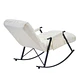 Sillón Mecedora Comodidad Interior Exterior Reclinable Hogar - Miniatura 3