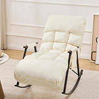 Sillón Mecedora Comodidad Interior Exterior Reclinable Hogar 4