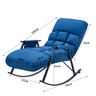 Sillón Mecedora Comodidad Interior Exterior Reclinable Hogar 6