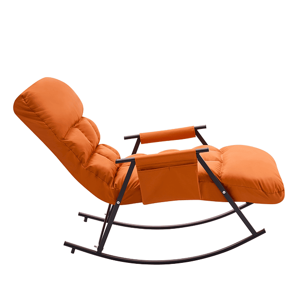 Sillón Mecedora Comodidad Interior Exterior Reclinable Hogar 11