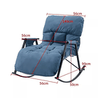 Sillón Mecedora Comodidad Interior Exterior Reclinable 4