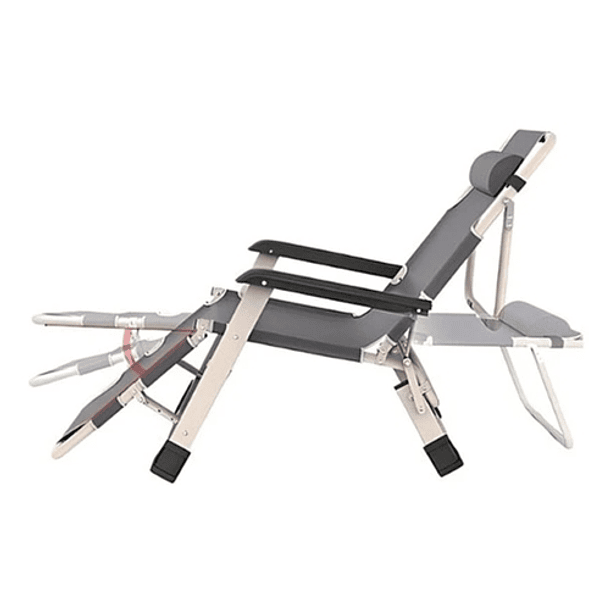 Silla Reposera Tumbona Acolchada Aire Libre Plegable Jardín 3