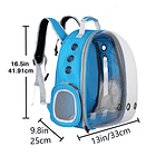 Mochila Transportadora De Gato Perro Mascotas 17