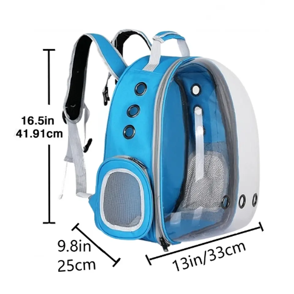 Mochila Transportadora De Gato Perro Mascotas 17