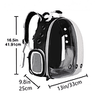 Mochila Transportadora De Gato Perro Mascotas 2