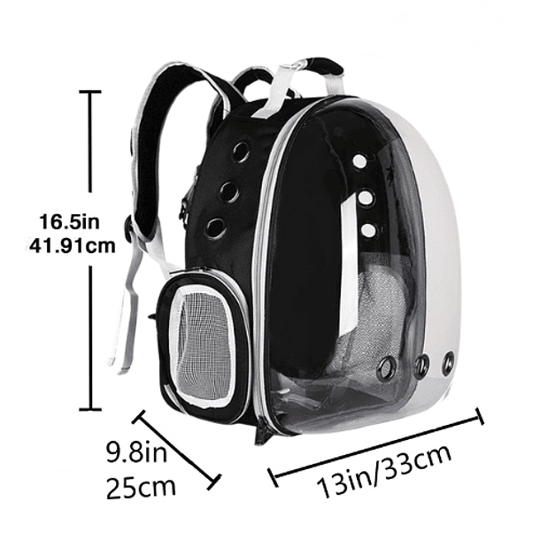 Mochila Transportadora De Gato Perro Mascotas 2