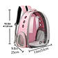 Mochila Transportadora De Gato Perro Mascotas - Miniatura 22