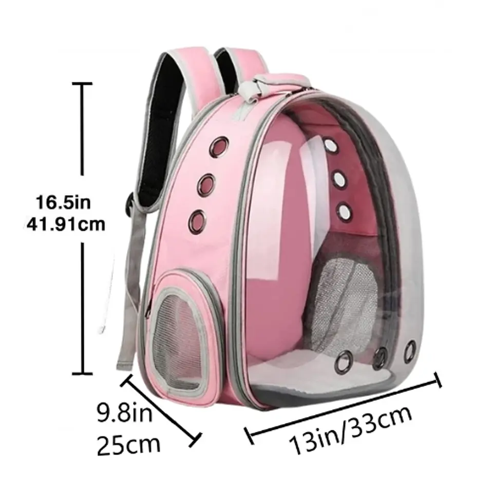 Mochila Transportadora De Gato Perro Mascotas 22