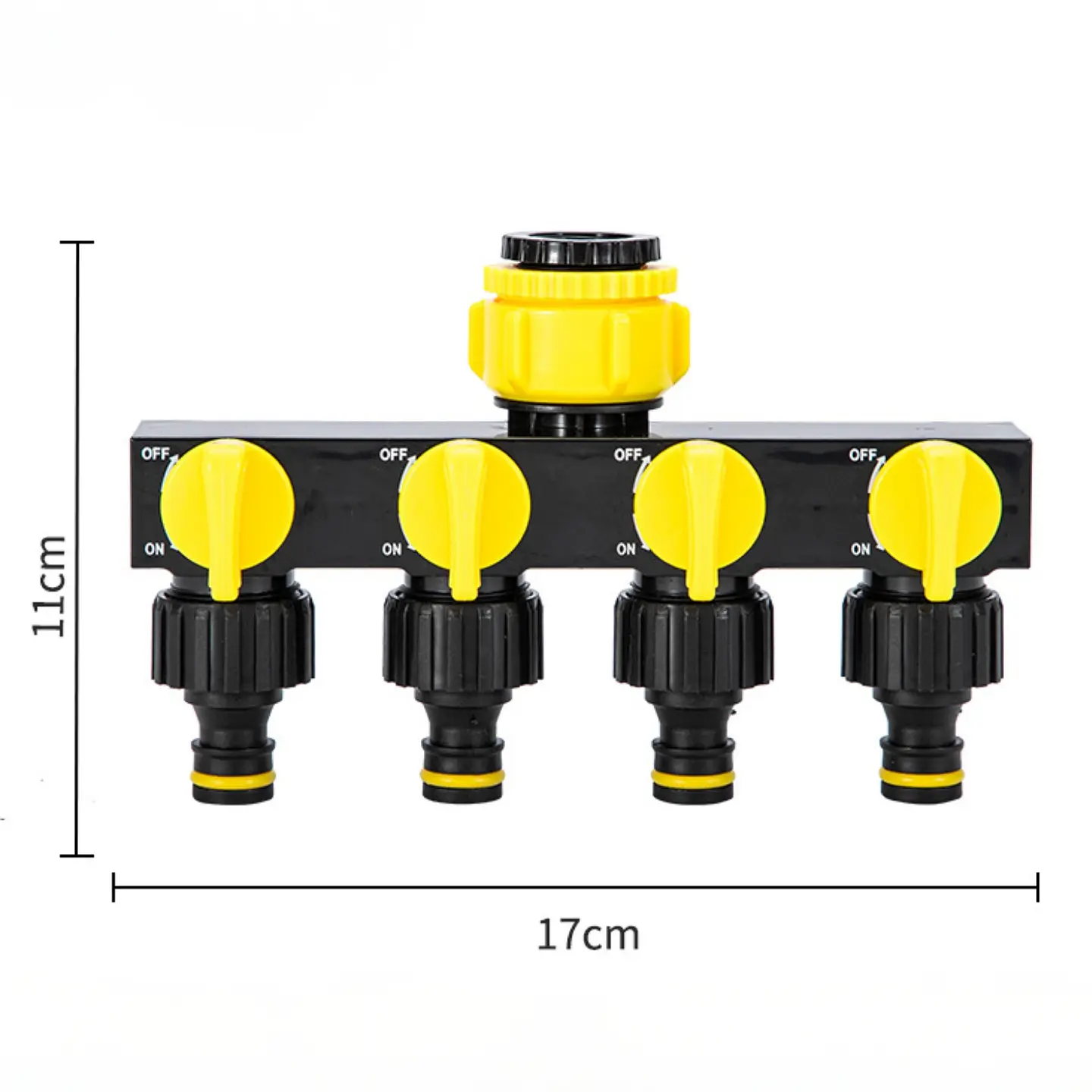 Divisor Manguera 4 Salidas RoseFlower Adaptador Grifo Riego 2