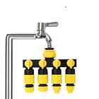 Divisor Manguera 4 Salidas RoseFlower Adaptador Grifo Riego 3