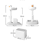 Soporte Baño Bebé Protege Columna Ideal para Lavabo y Bañera 2