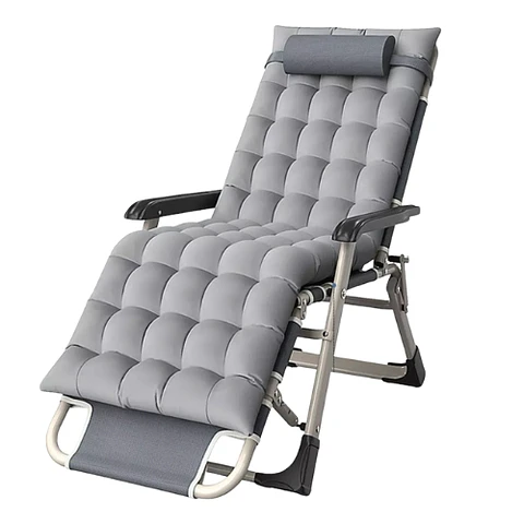 Silla Reposera Tumbona Acolchada Aire Libre Plegable Jardín