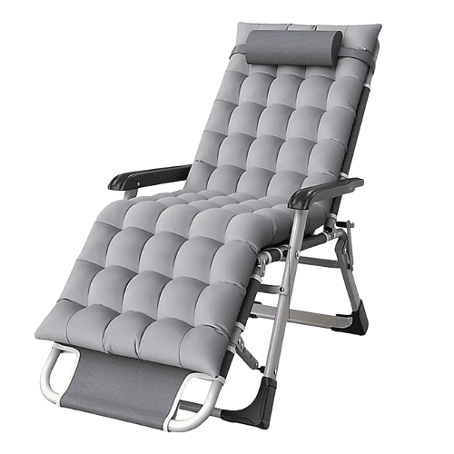 Silla Reposera Tumbona Acolchada Aire Libre Plegable Jardín