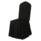 Pack 4 Funda Plisada Sillas Eventos Hoteles Fiestas Bodas 10