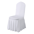 Pack 4 Funda Plisada Sillas Eventos Hoteles Fiestas Bodas 1