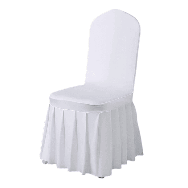 Pack 4 Funda Plisada Sillas Eventos Hoteles Fiestas Bodas 1