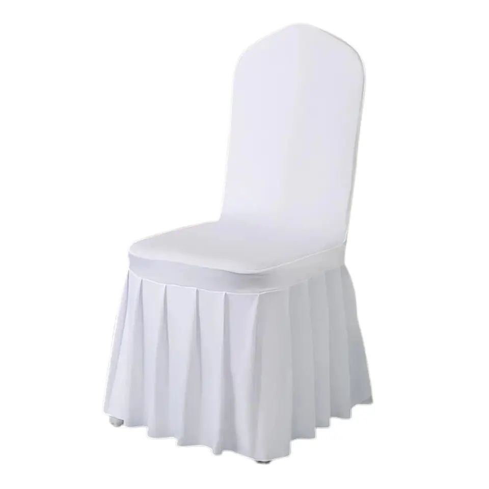 Pack 4 Funda Plisada Sillas Eventos Hoteles Fiestas Bodas 1