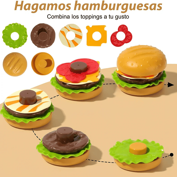 Set Alimentos de Juguete para Niños Juego de Cocina 6
