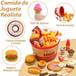Set Alimentos de Juguete para Niños Juego de Cocina - Miniatura 7