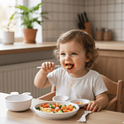 Vajilla Infantil Melamina Ideal para Bebés y Niños 4