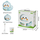 Vajilla Infantil Melamina Ideal para Bebés y Niños 6