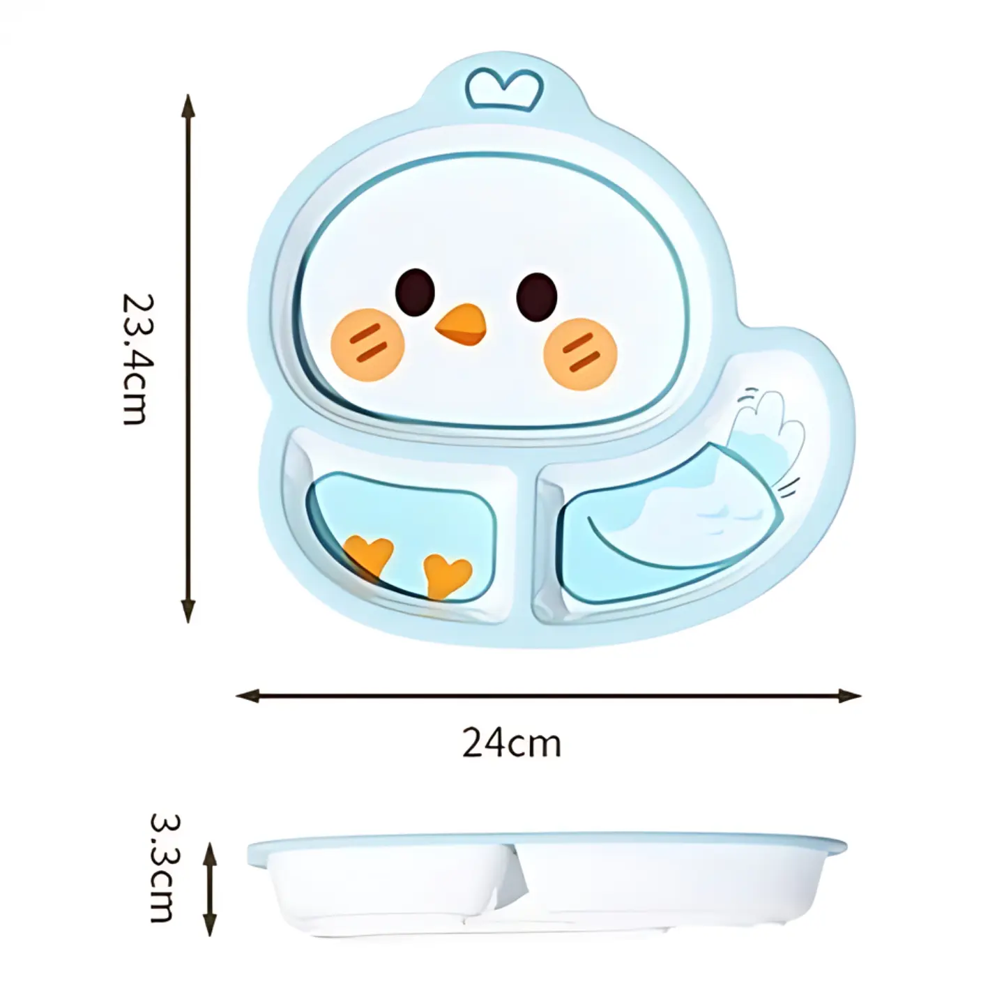 Vajilla Infantil Melamina Ideal para Bebés y Niños 7