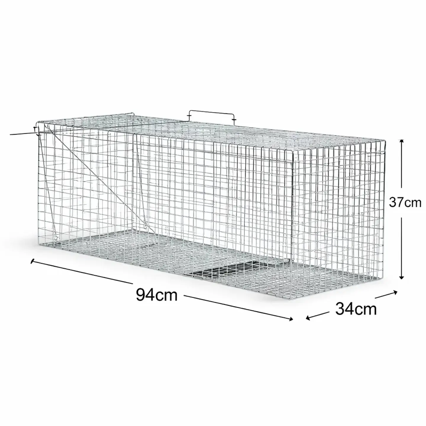 Trampa Jaula Corral Plegable Para Conejos 94x34x37 cm 2