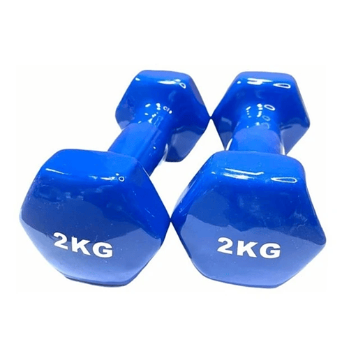 Pack 2 Mancuernas Azules De 2kg Reacondicionado