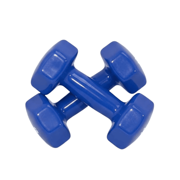 Pack 2 Mancuernas Azules De 3kg Reacondicionado 2